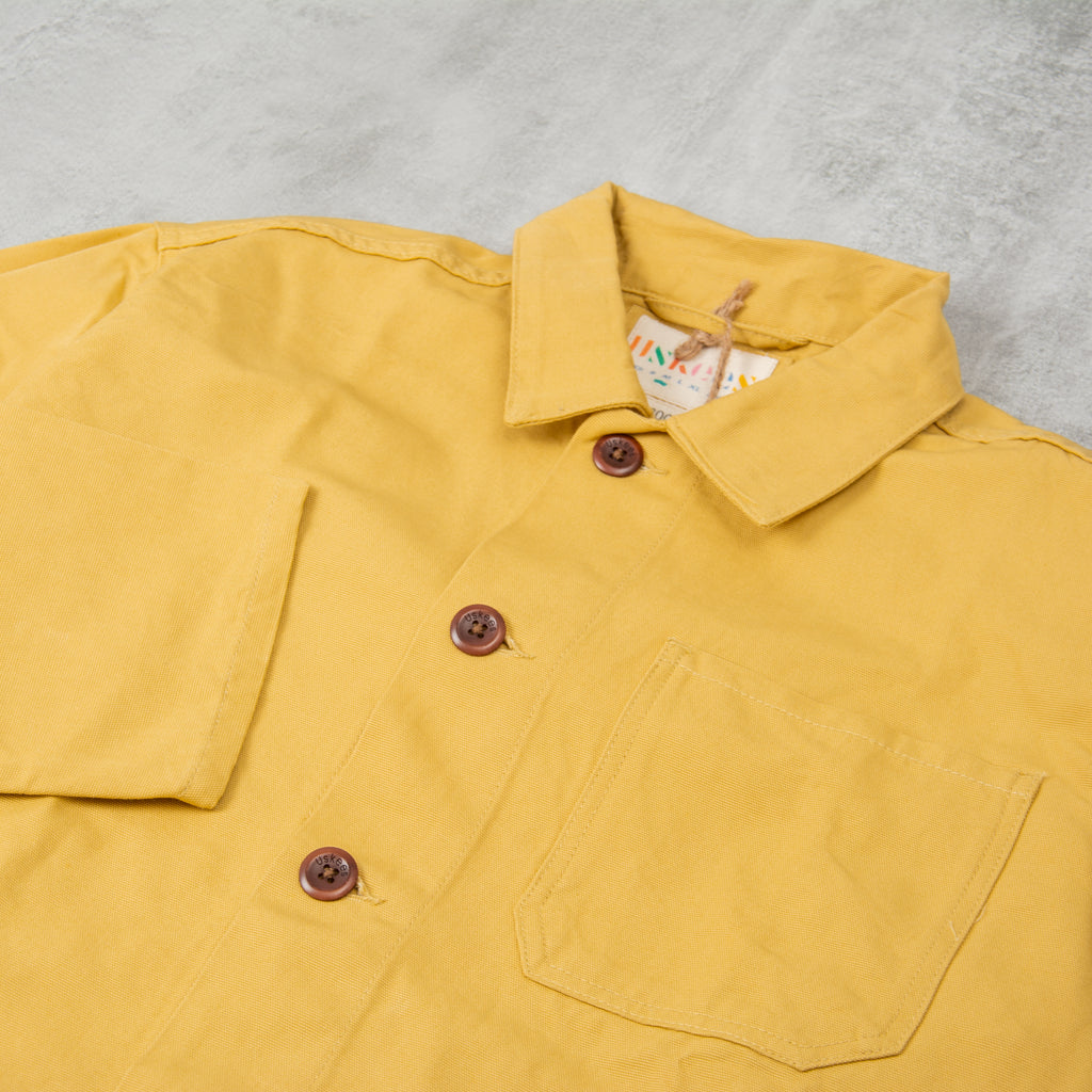 Uskees 3001 Button Overshirt - Citronella 2