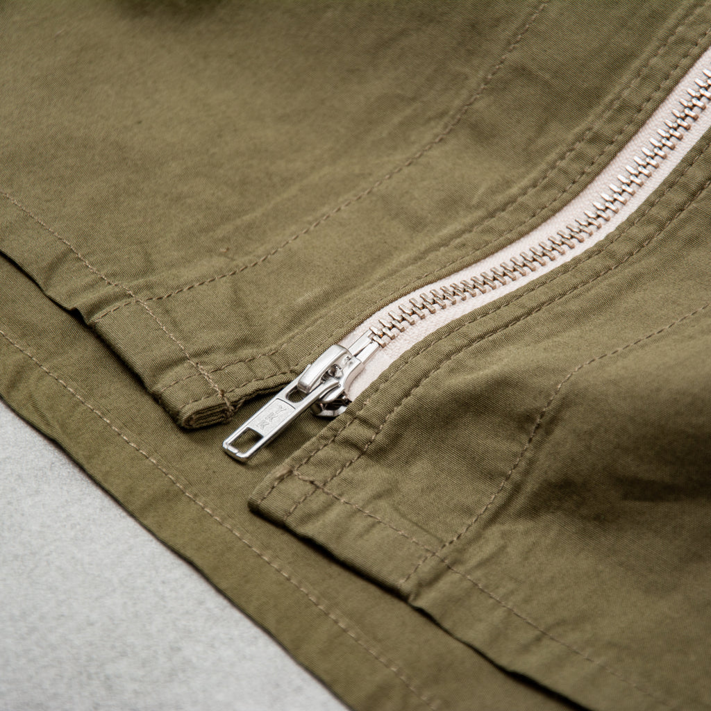 Uskees 6002 Lightweight Zip Front Jacket - Olive 3