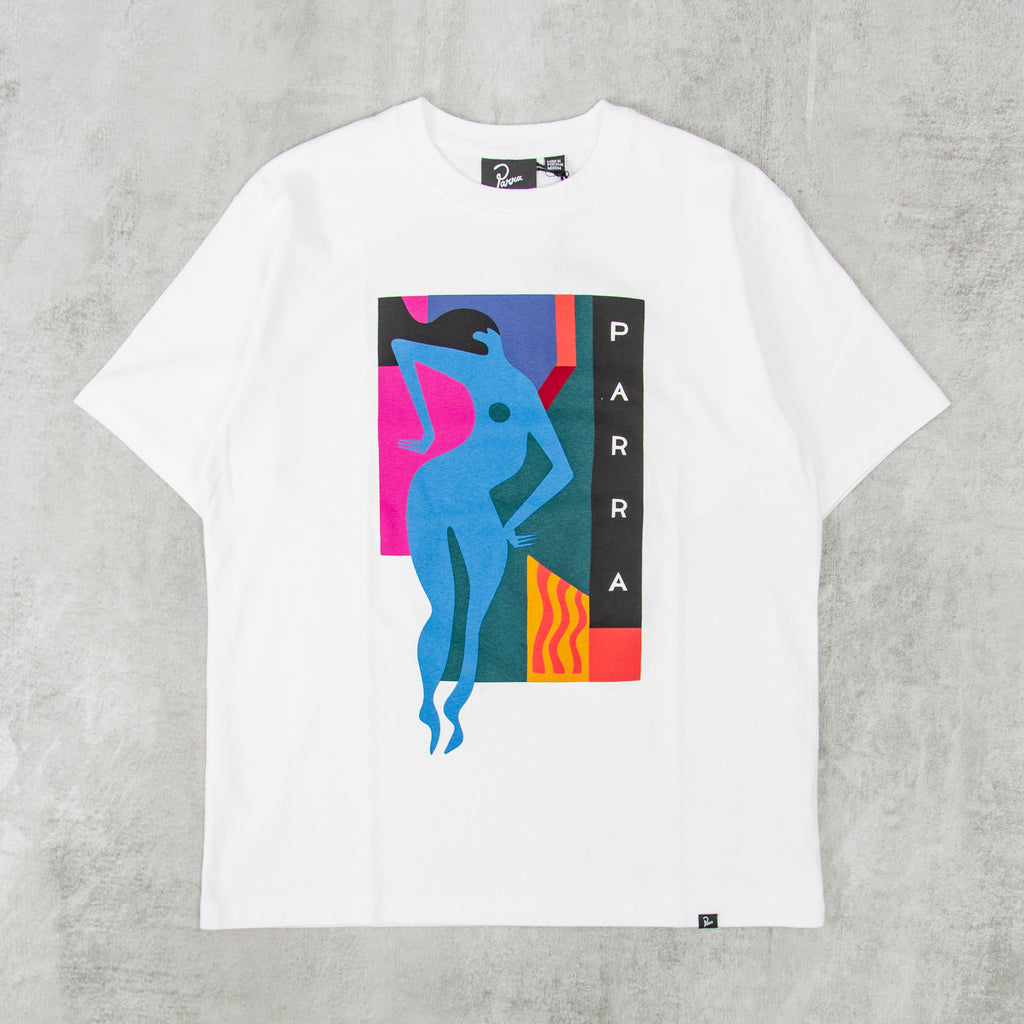 By Parra Beached and Blank Tee - White 1
