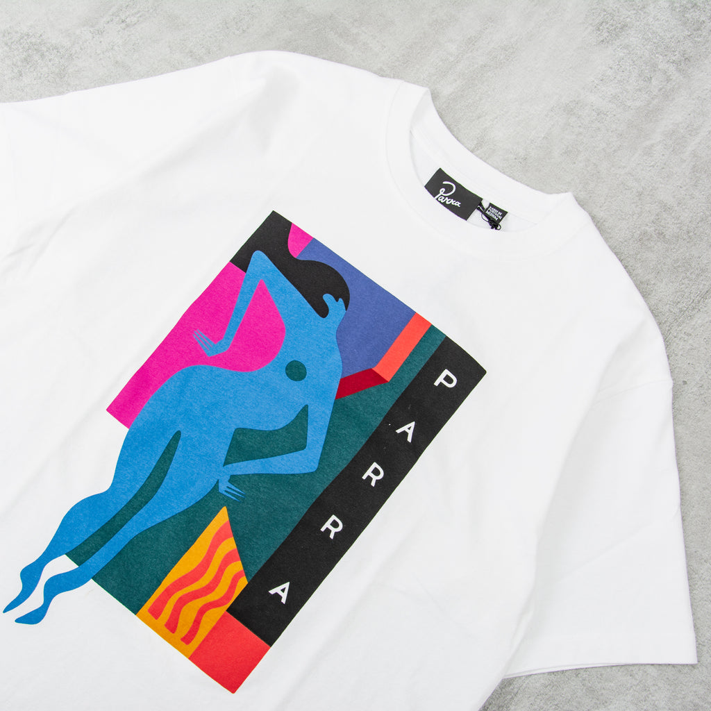 By Parra Beached and Blank Tee - White 2