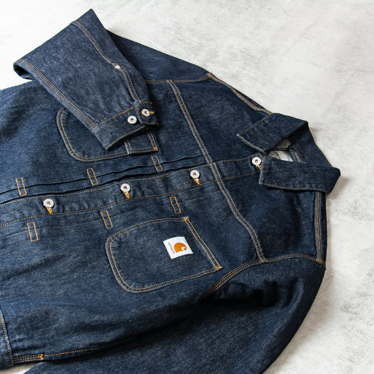 Buy the Carhartt WIP Belmar Jacket - Blue RInsed @Union Clothing