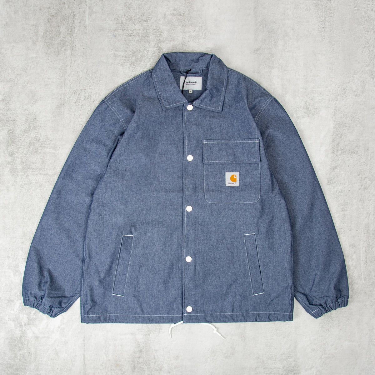 Buy the Carhartt WIP Blake Coach Jacket - Blue Rinsed | Union Clothing