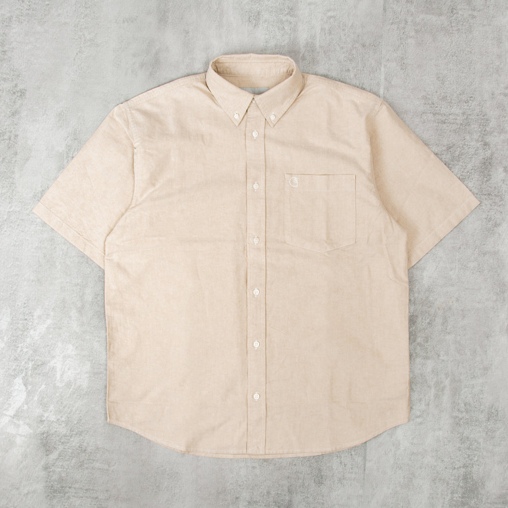 Carhartt WIP Braxton S/S Shirt - Agate / Wax 1