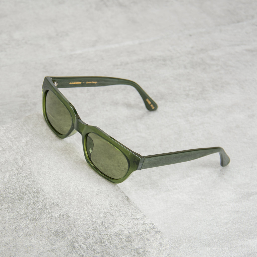 A Kjaerbede Bror KL2108-005 Sunglasses - Dark Green Transparent 1