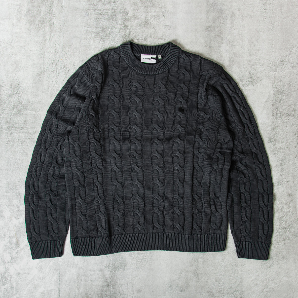 Buy the Carhartt WIP Carter Sweater Black online @Union Clothing