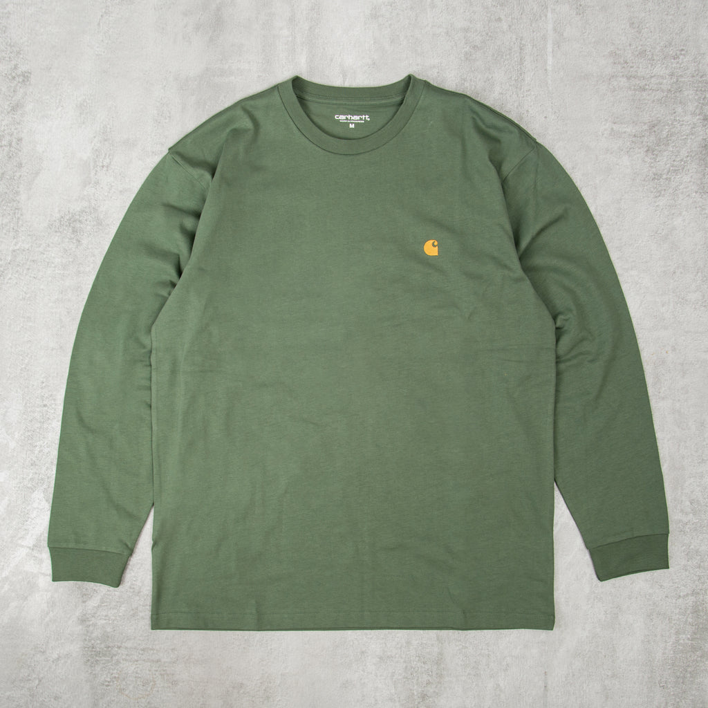 Carhartt WIP Chase L/S Tee - Duck Green 1