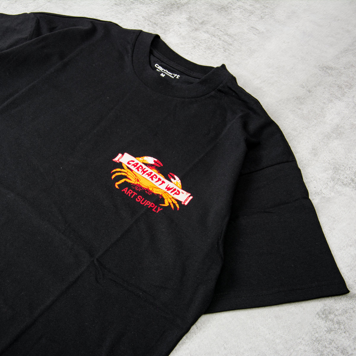 Buy the Carhartt WIP SS Crab Paint Tee - Black online @Union