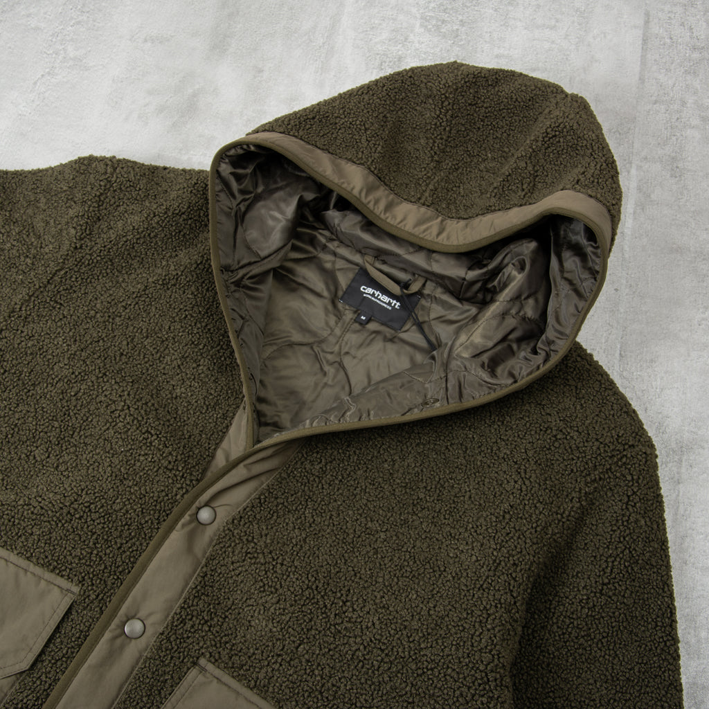 Carhartt WIP Devin Hooded Fleece Liner Jacket - Cypress 3