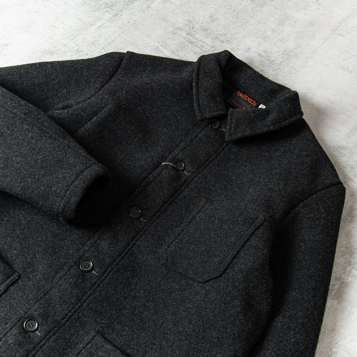 ジャケット・アウター VETRA WOOL MELTON DOUBLE JACKET Workwear winter jacket, double-face melton - VETRA 100% made in France