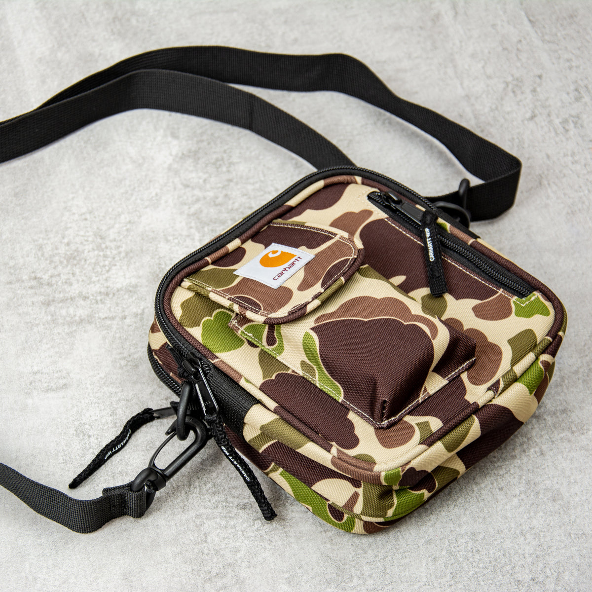 Buy the Carhartt WIP Essentials Bag Camo Duck online @Union