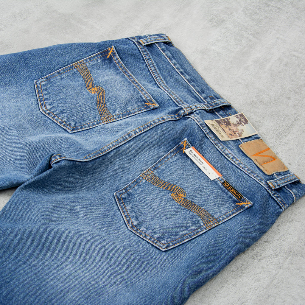 Nudie Gritty Jackson Jeans - Blue Traces 5