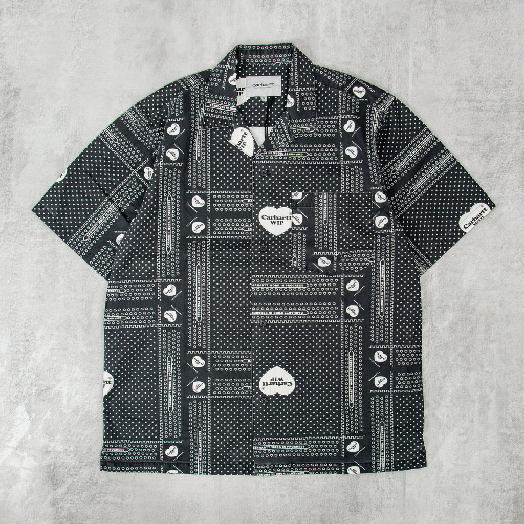 Carhartt WIP Heart Bandana S/S Shirt - Black 1