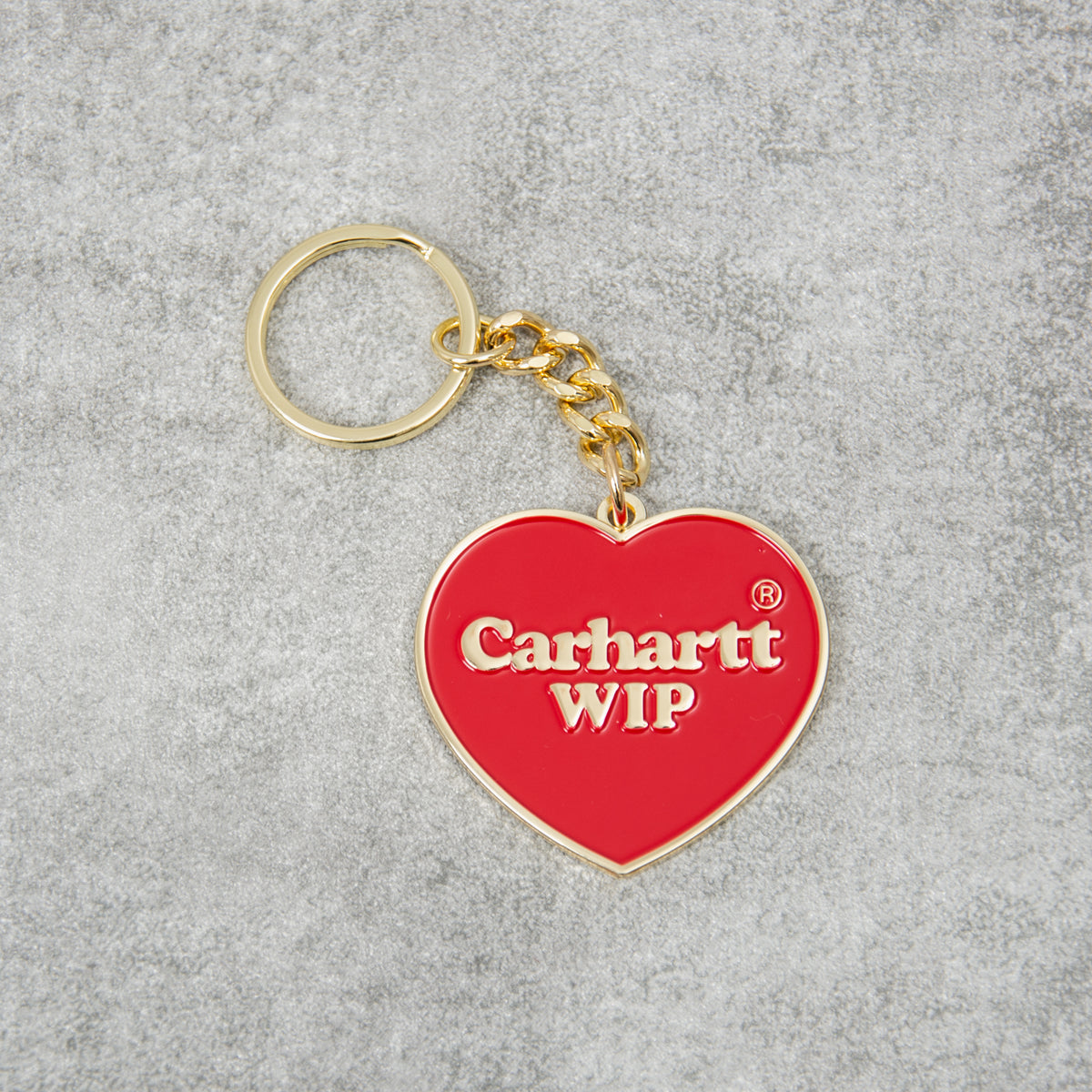 Carhartt WIP Heart Keychain - Red - One Size - Unisex