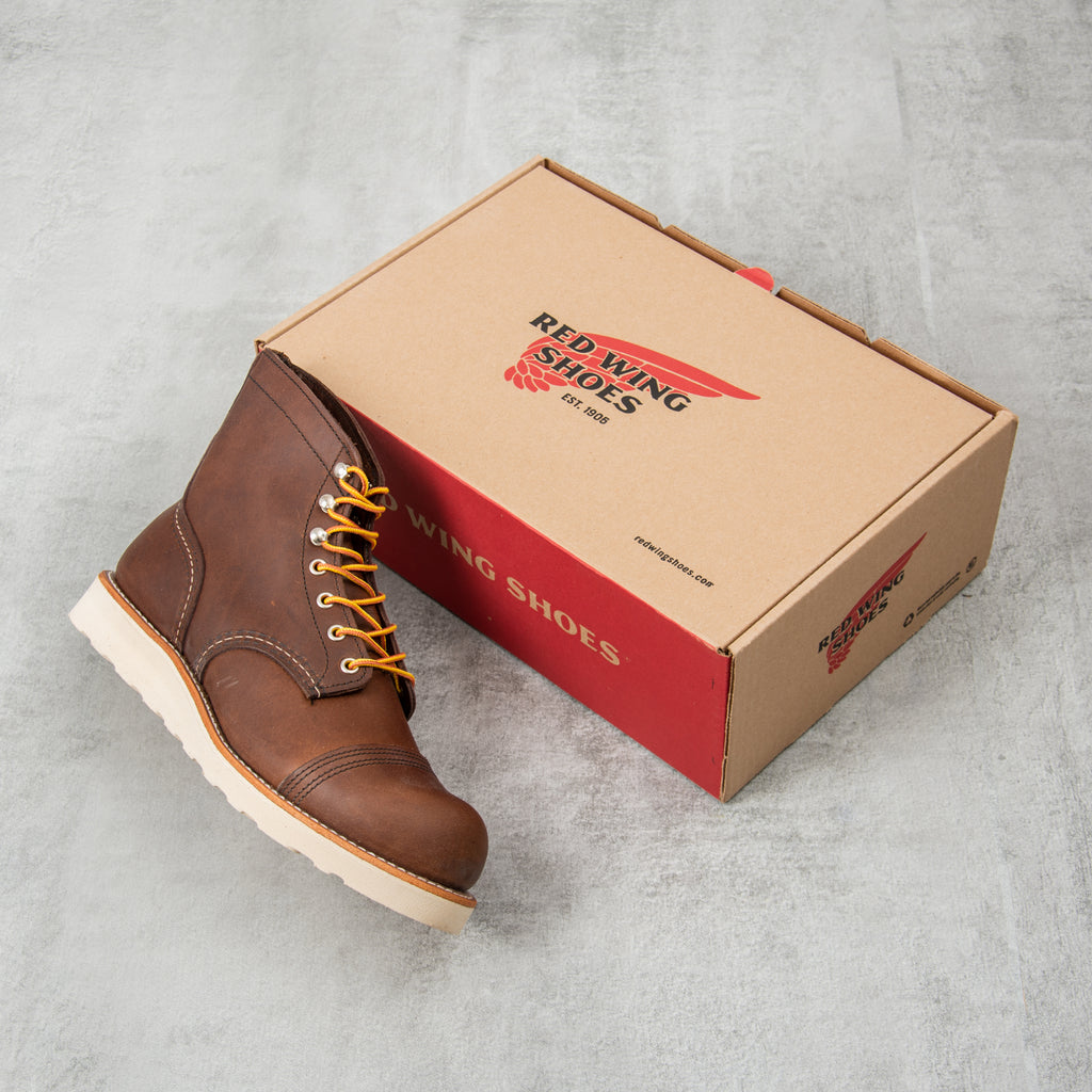Red Wing Iron Ranger Boot 8088 Traction Tread - Amber 2