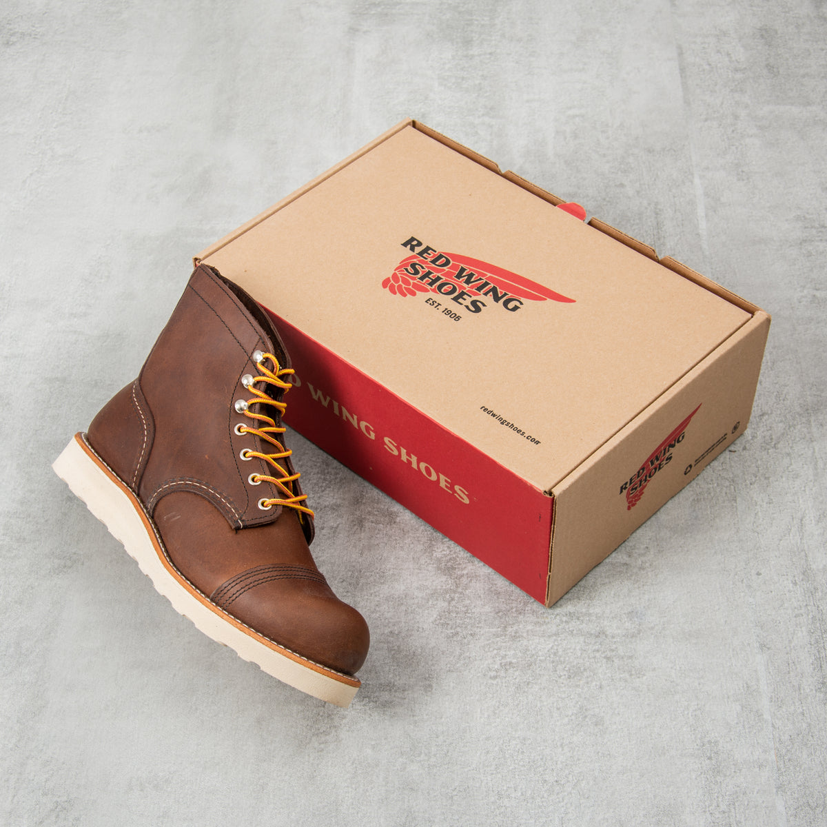 Red Wing Iron Ranger Boot 8088 Traction Tread - Amber@Union
