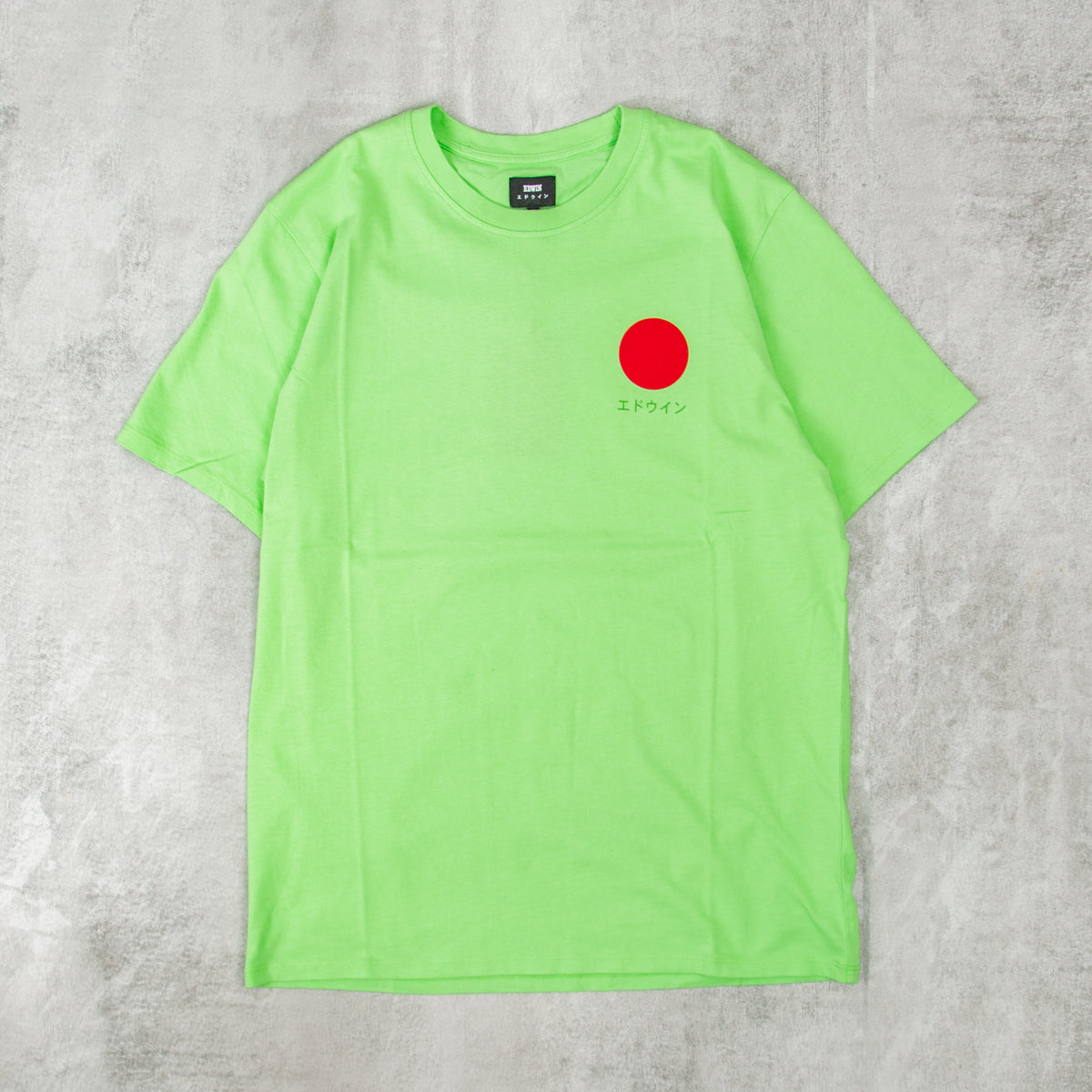 Buy the Edwin Japanese Sun Supply Tee Summer Green @Union