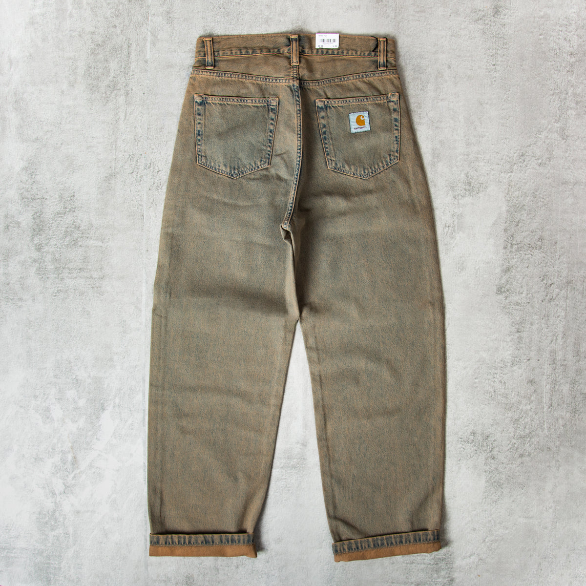 Carhartt WIP Landon Pant Garment Dyed - Blue / Leather@Union 