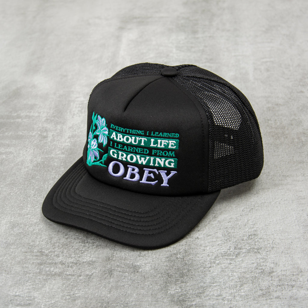 Obey Life Trucker Cap - Black 1
