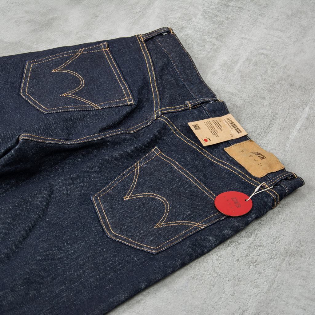 Edwin Loose Straight Jeans - Blue Rinsed Green x White Selvage 4