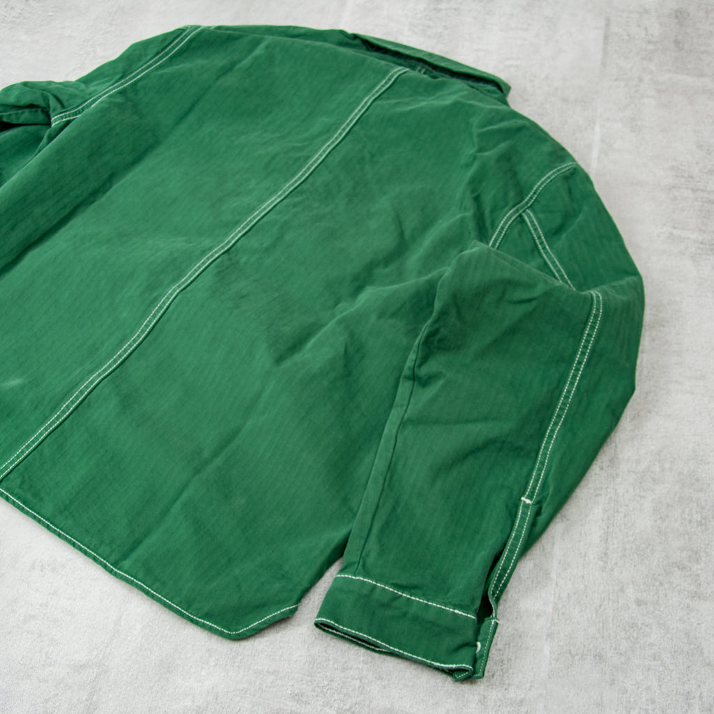 Stan Ray Painters Shirt - Racing Green Herringbone 3