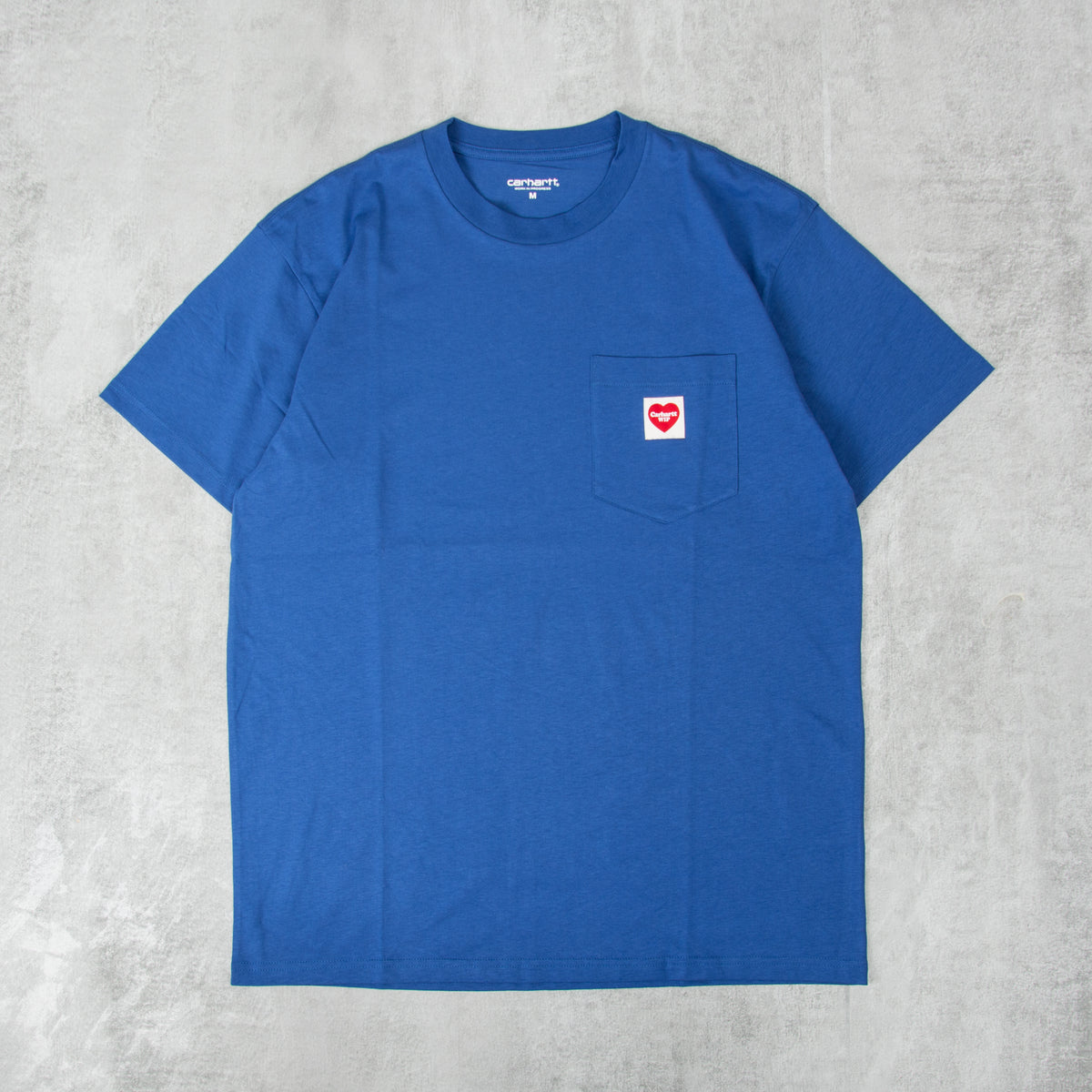 ★ドイツ発*carhartt WIP*新作*Pocket Heart Tシャツ/BLUE★ Carhartt WIP Pocket Heart T-Shirt Blue