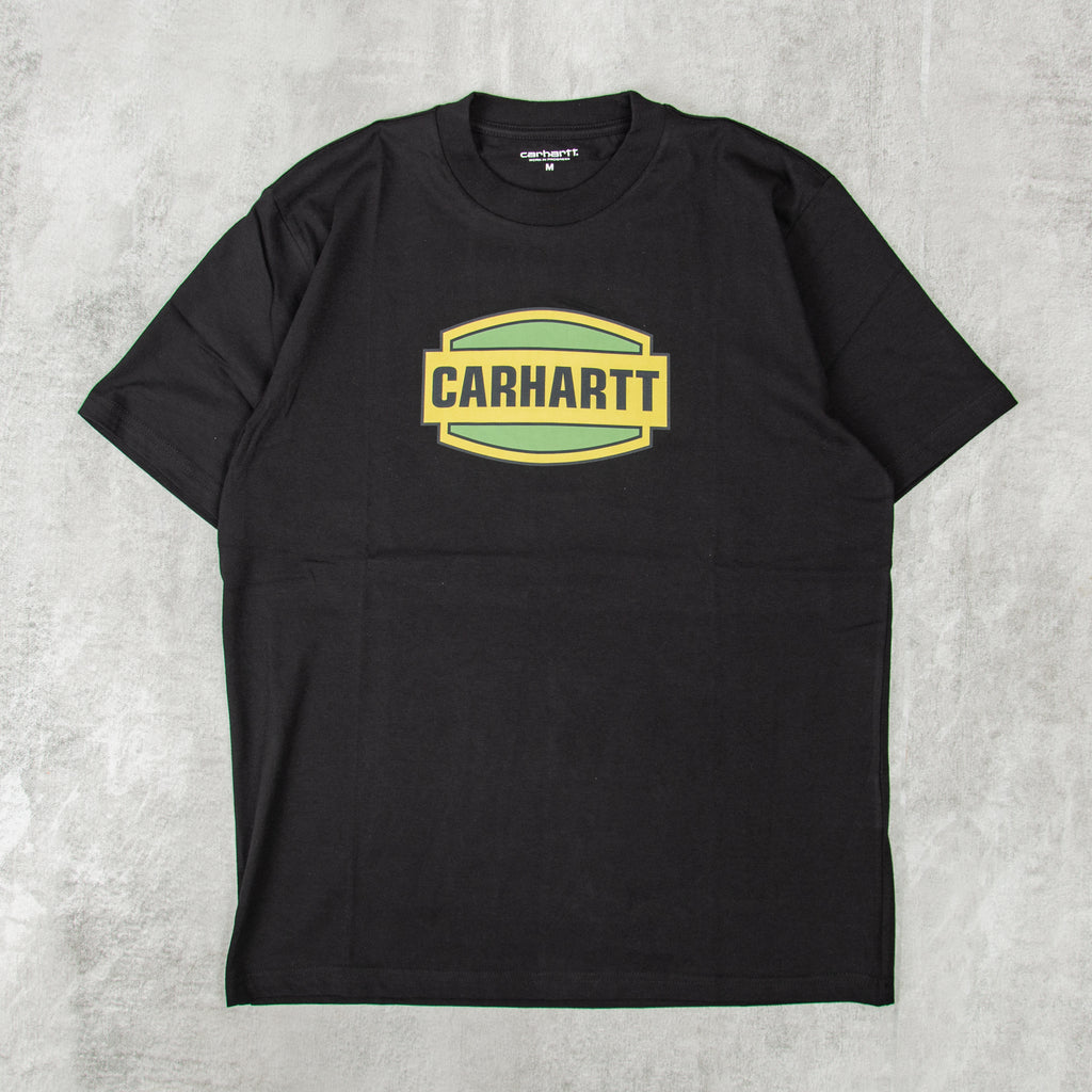 Carhartt WIP Press Script S/S Tee - Black 1