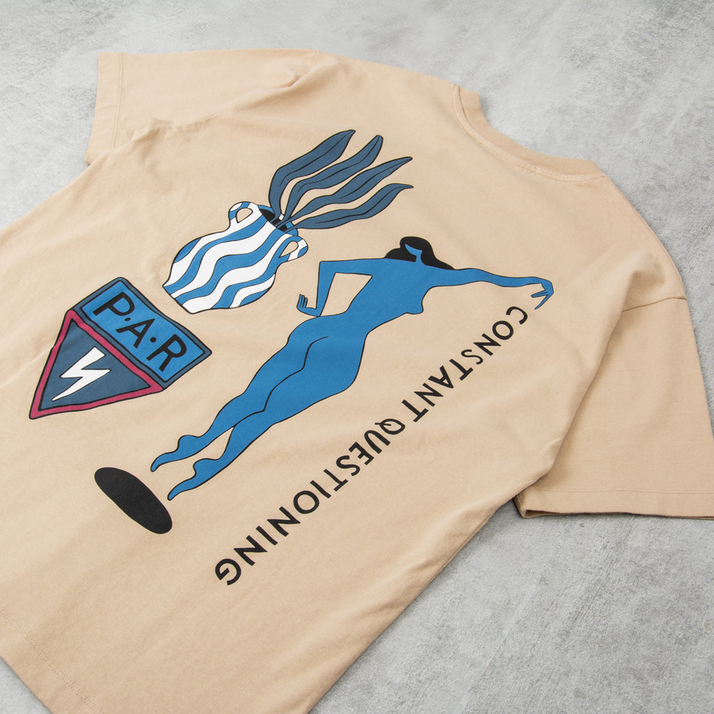 By Parra Questioning Tee - Beige 2