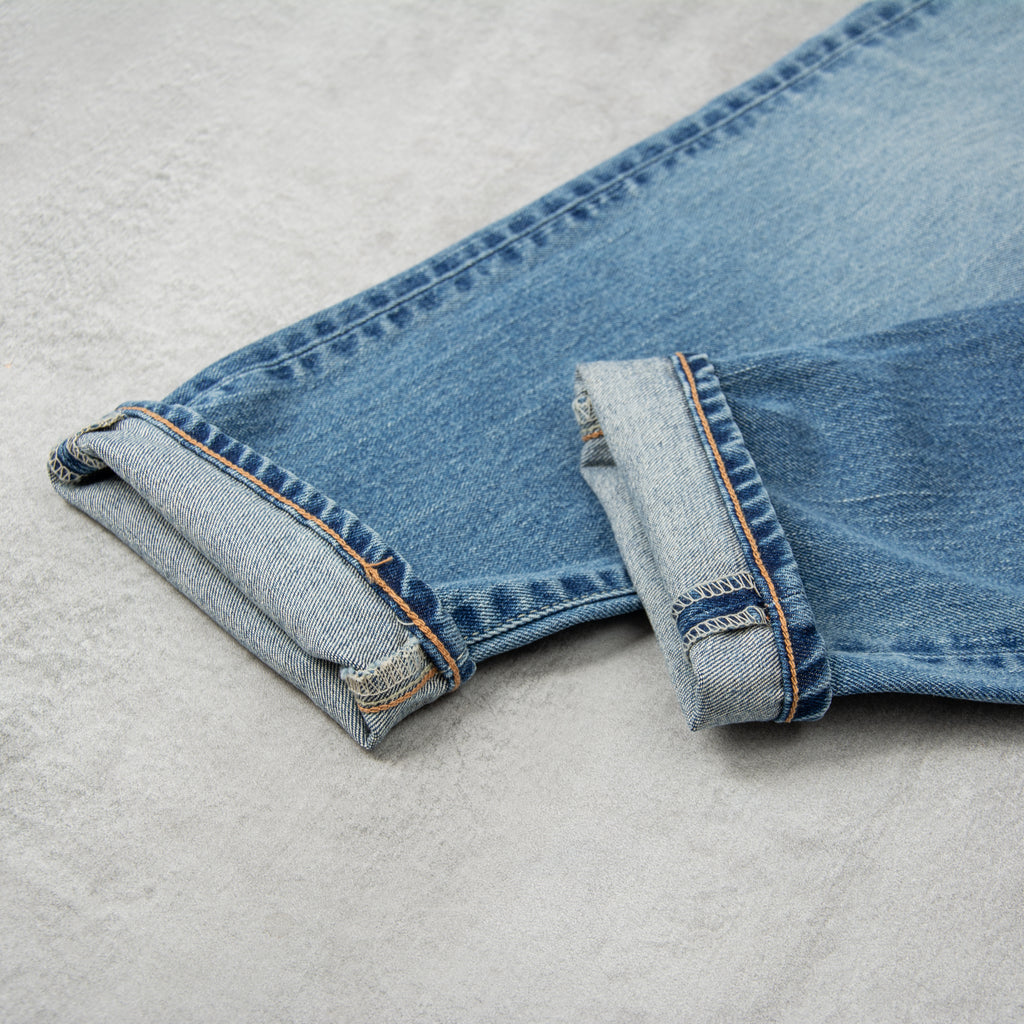 Edwin Regular Tapered Jeans Kaihara Stretch - Pure Indigo Light Used 01T6 2
