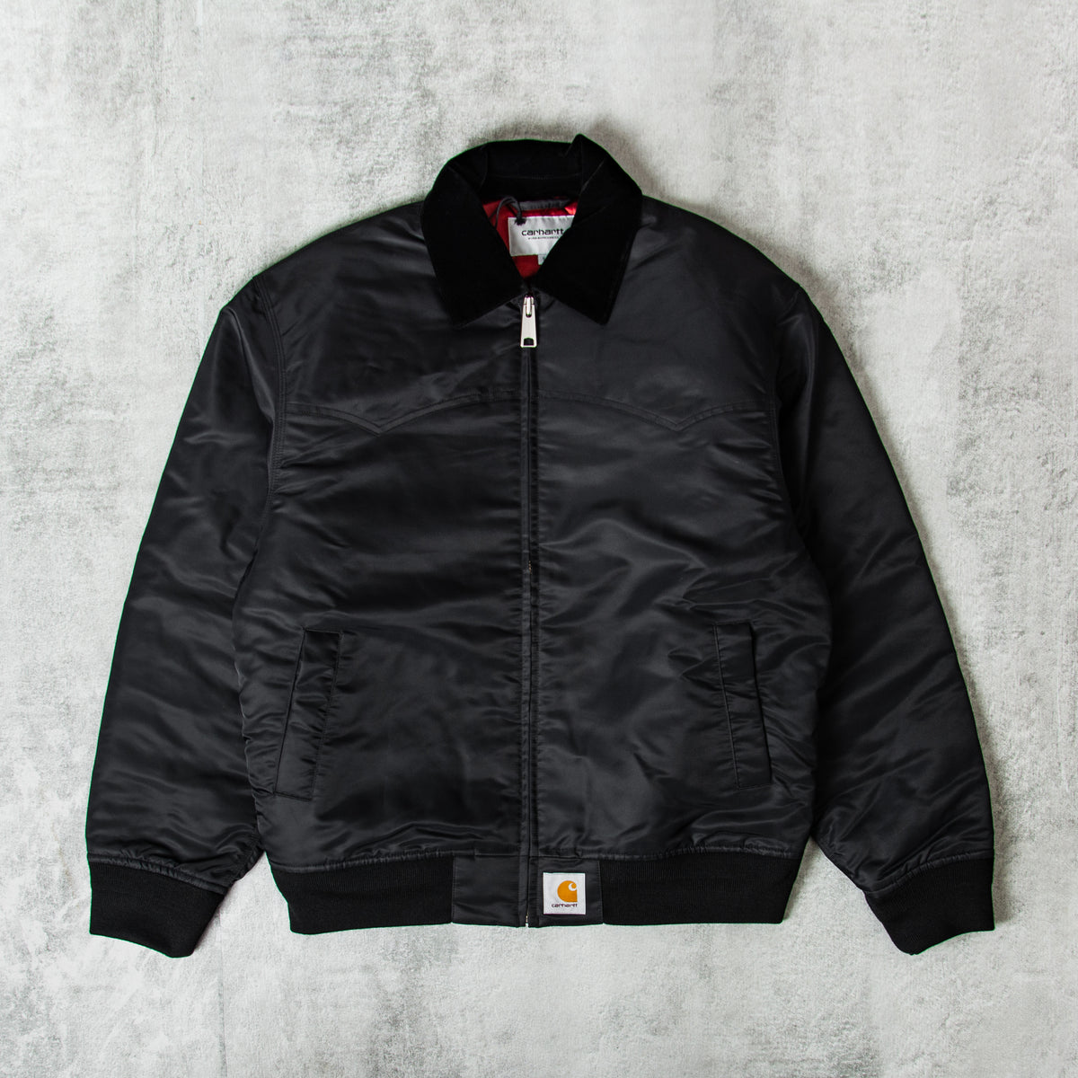 Buy the Carhartt WIP Santa Fe Alumni Jacket - Black @Union