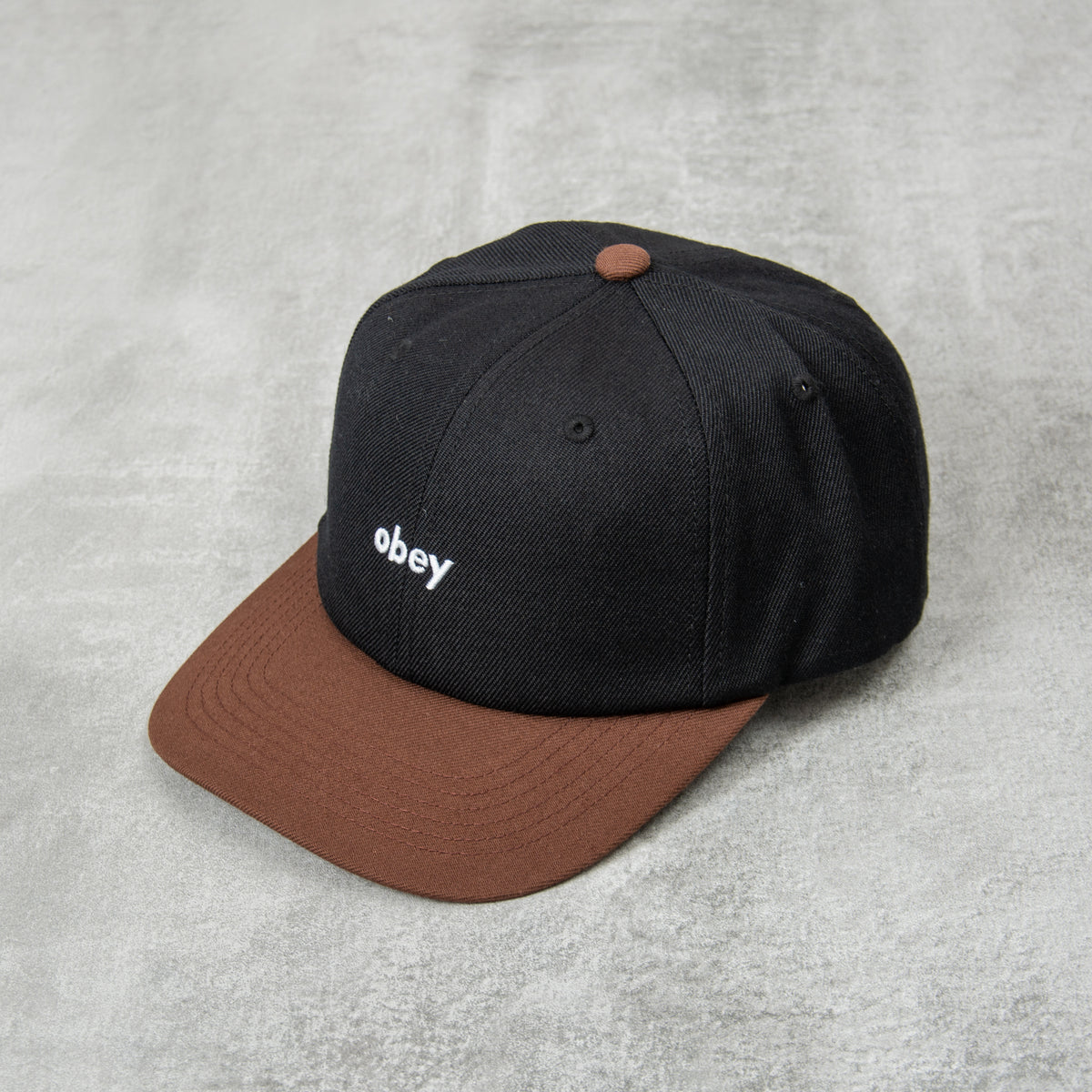 Obey Shade 6 Panel Snapback Black Multi