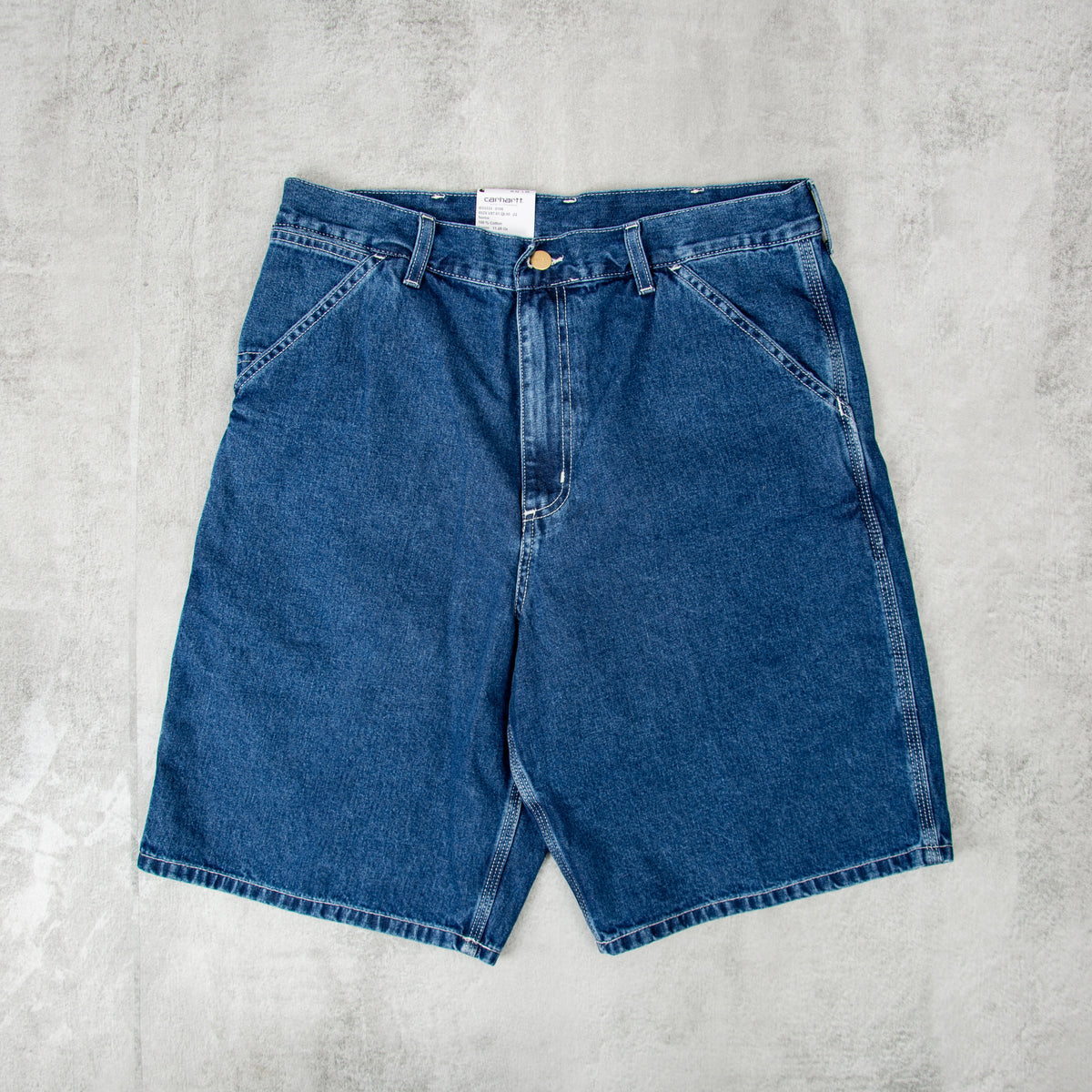 Buy The Carhartt WIP Simple Short Blue Stone Wash Union Clothing buy-the-carhartt-wip-simple-short-blue-stone-wash-union-clothing