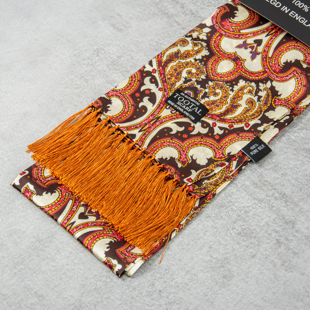Tootal TV 4910 200 Silk Scarf - Apricot 2