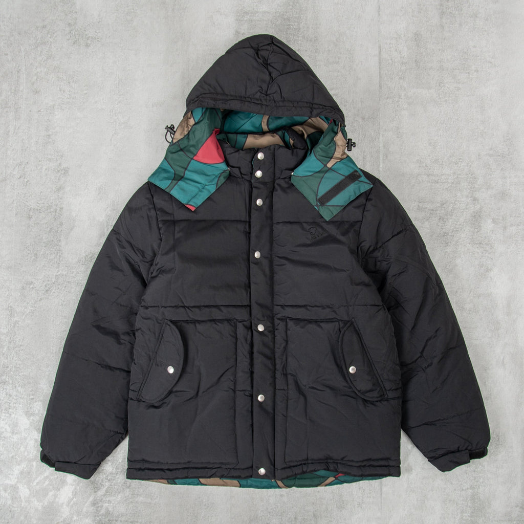By Parra Trees In Wind Puffa Jacket - Black 1