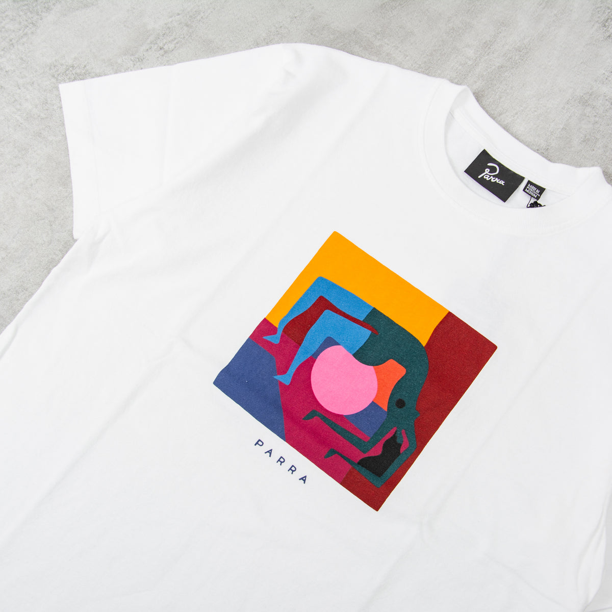 By Parra Yoga Balled T Shirt White @Union Clothing Union