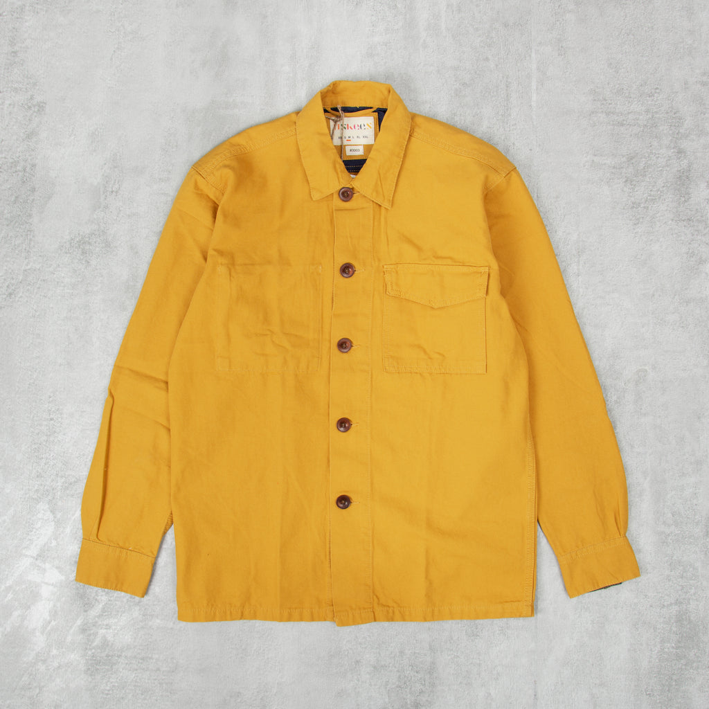 Uskees 3003 Button Single Pocket Shirt - Yellow 1