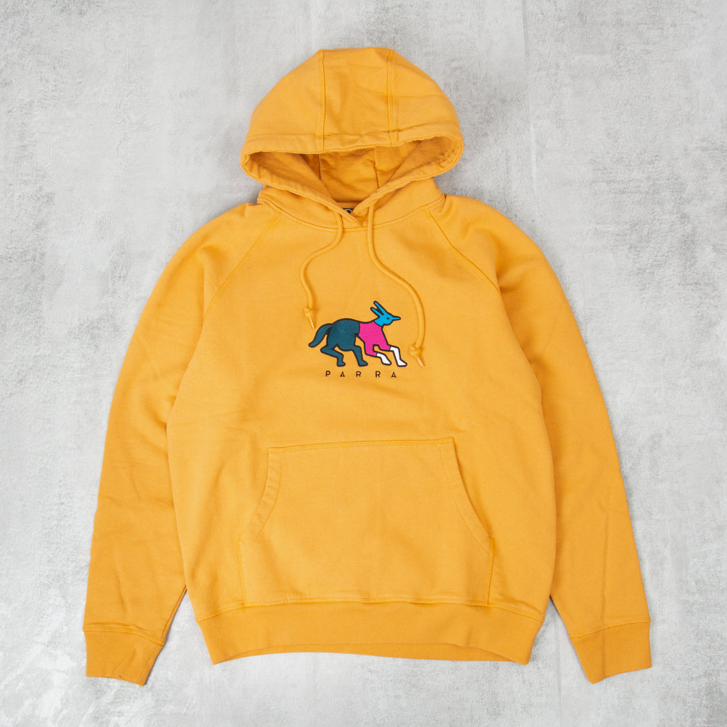 By Parra Anxious Dog Hooded Sweat - Gold Yellow 1