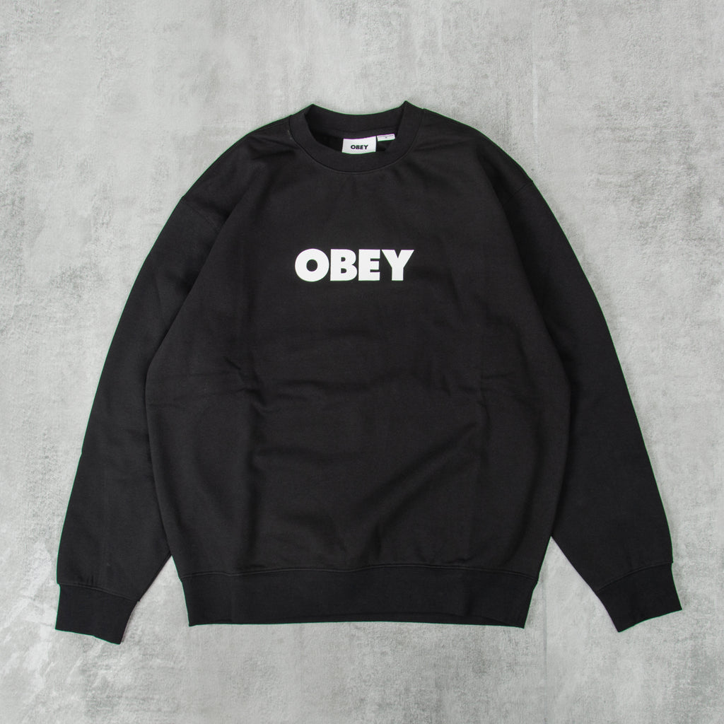 Obey Bold Crew - Black 1