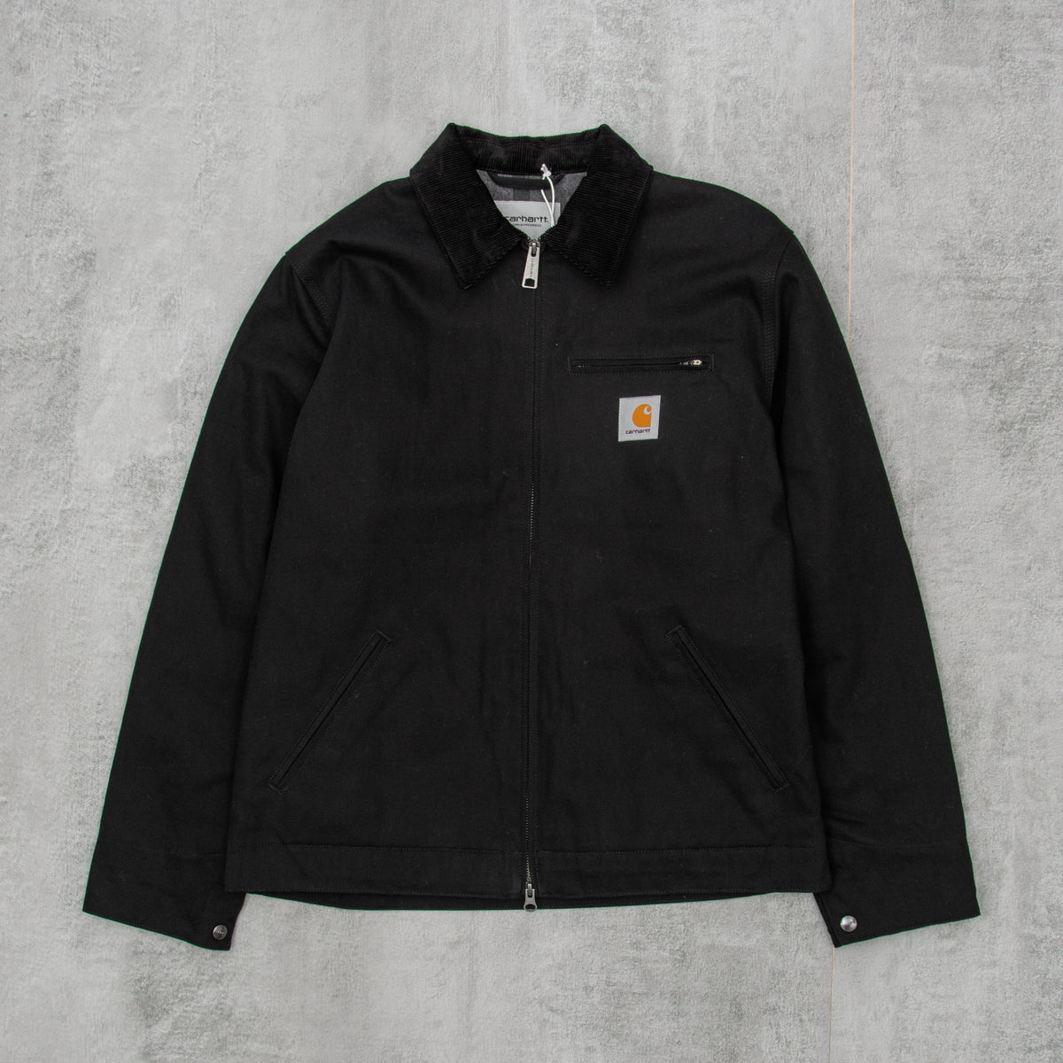 Buy the Carhartt WIP Detroit Jacket - Black Rigid @Union Clothing
