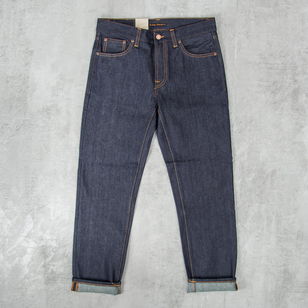 Nudie Gritty Jackson Jeans - Dry Classic Navy 1