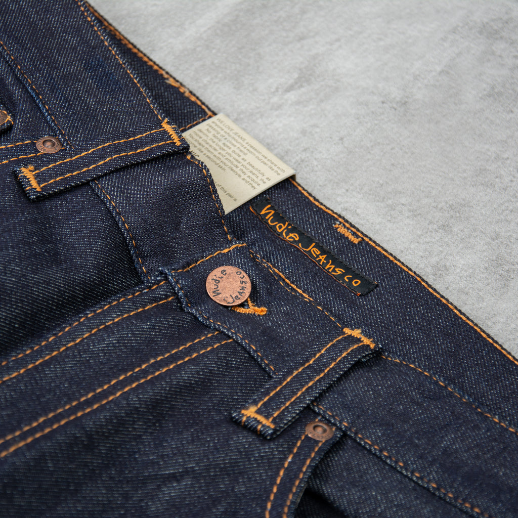 Nudie Gritty Jackson Jeans - Dry Classic Navy 5