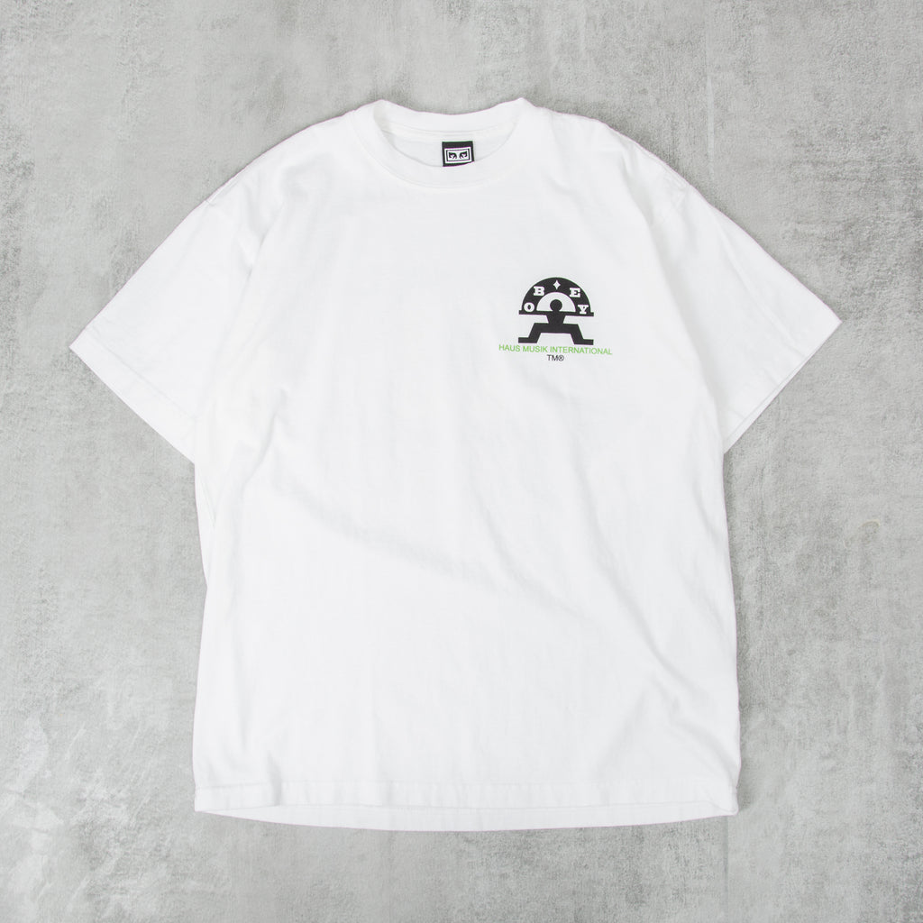 Obey Haus Musick Tee - White 1