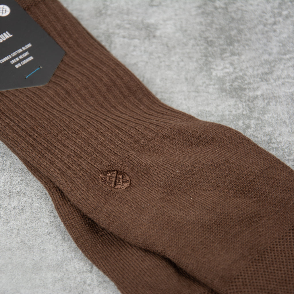 Stance Icon Sock - Brown 2
