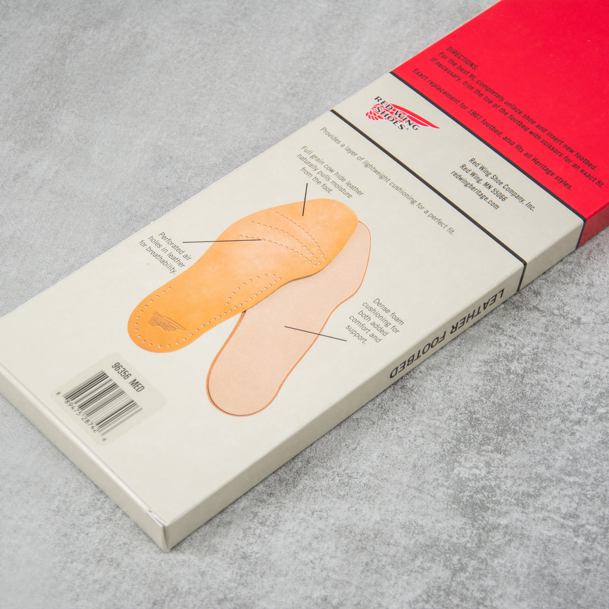 Buy The Red Wing Leather Footbed Insole 96356 From Union Clothing