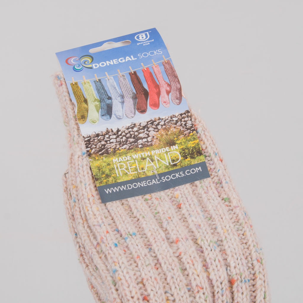 Donegal Socks in traditional Wool - 301 Multi 2