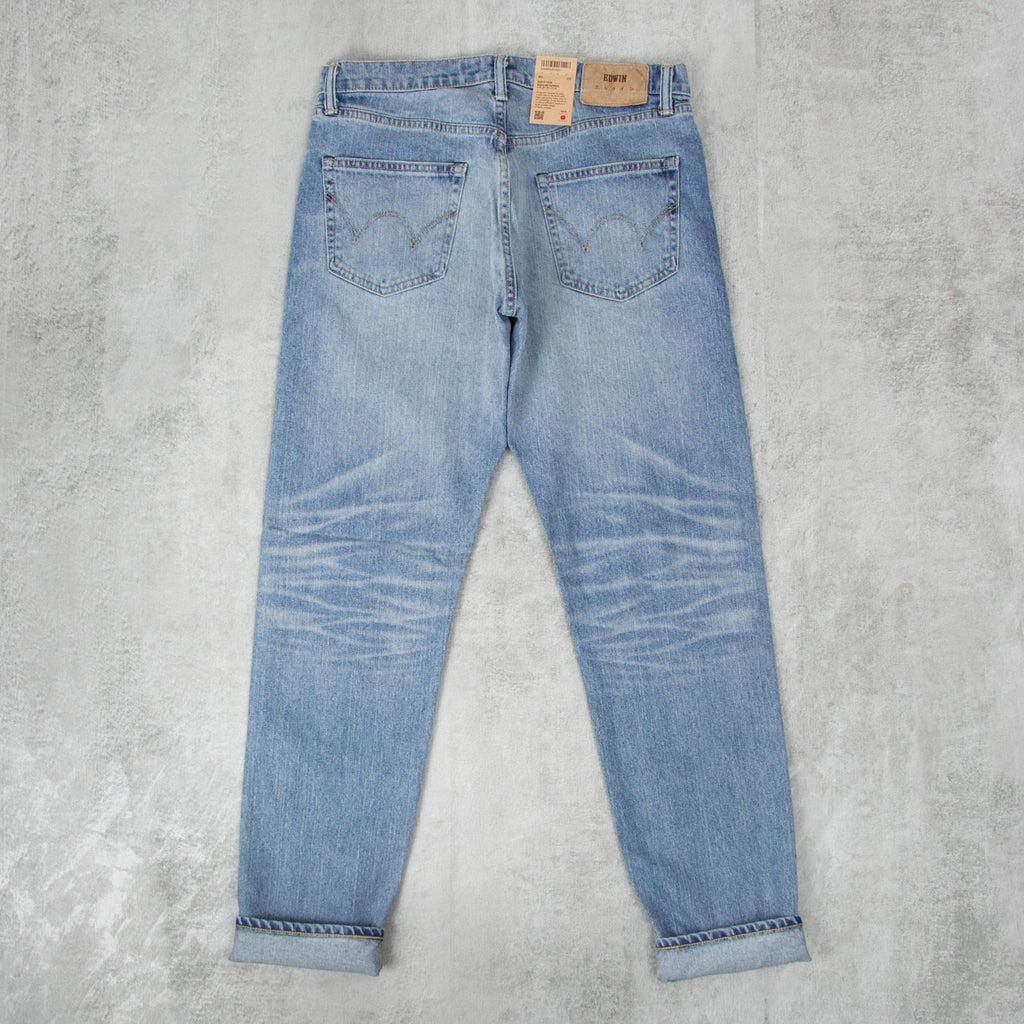 Edwin Regular Tapered Jeans Kaihara Stretch - Pure Indigo Light Used 3