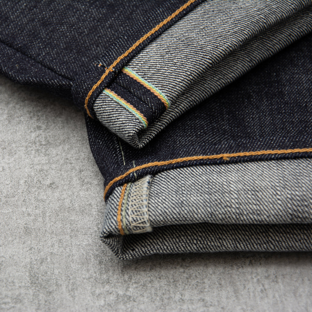 Edwin Regular Tapered Jeans Nihon Menpu - Rainbow Dark Pure Indigo Unwashed 2