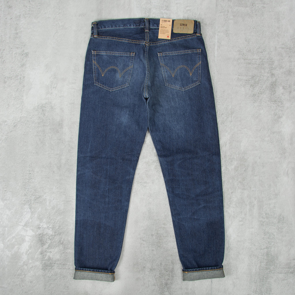 Edwin Regular Tapered Jeans Yoshiko Left Hand - Blue Mid Dark Wash 1