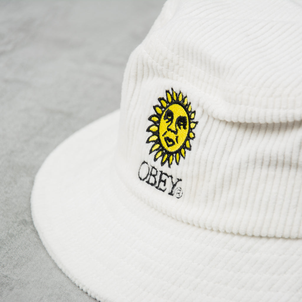 Obey Sunny Cord Bucket Hat - Unbleached 2