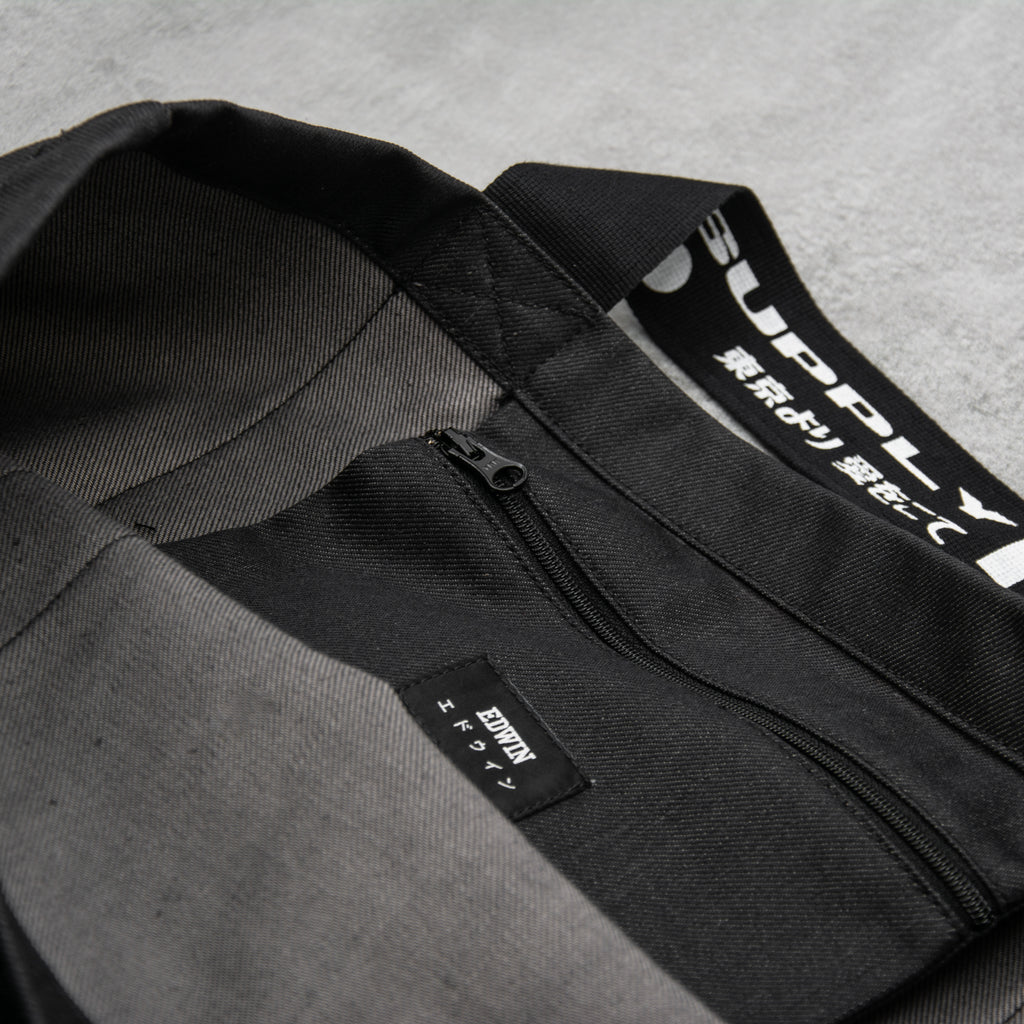 Edwin Tokyo Supply Shopper Bag - Black / Dark Grey 3
