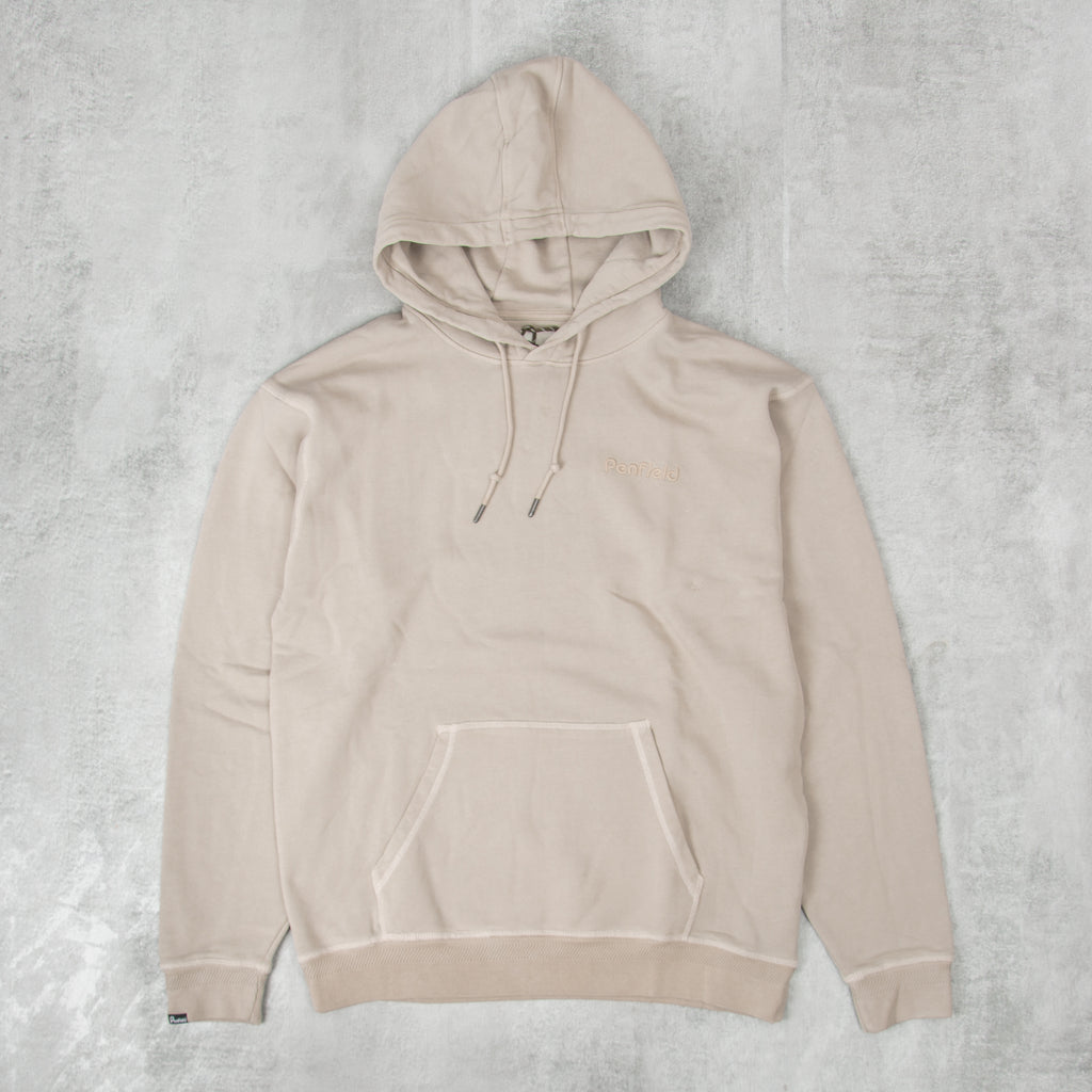 Penfield Washed Loopback Hooded Sweat - Silver Grey 1